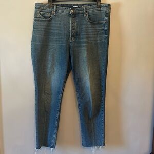 Old Navy OG Straight Ankle Jean, High Rise, Size 16